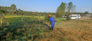 Fabrice en action
