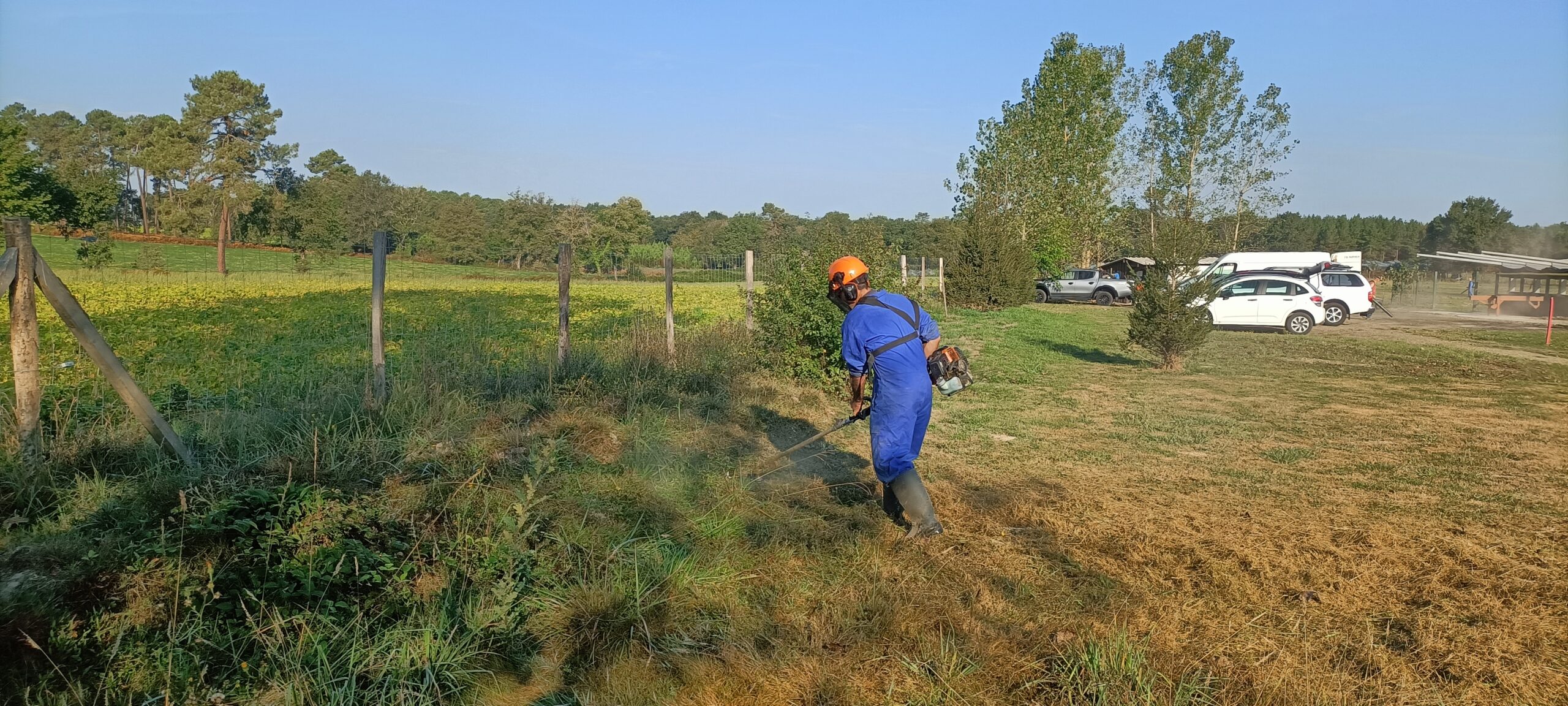 Fabrice en action